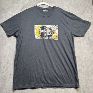 Aaron Rodgers Green Bay Packers Graphic T Shirt‎ BreakingT Gray Men's XL
